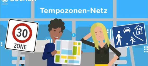 Stadt Bochum startet Online-Beteiligung zur Anpassung des Vorbehaltsstraßen- und Tempozonen-Netzes
